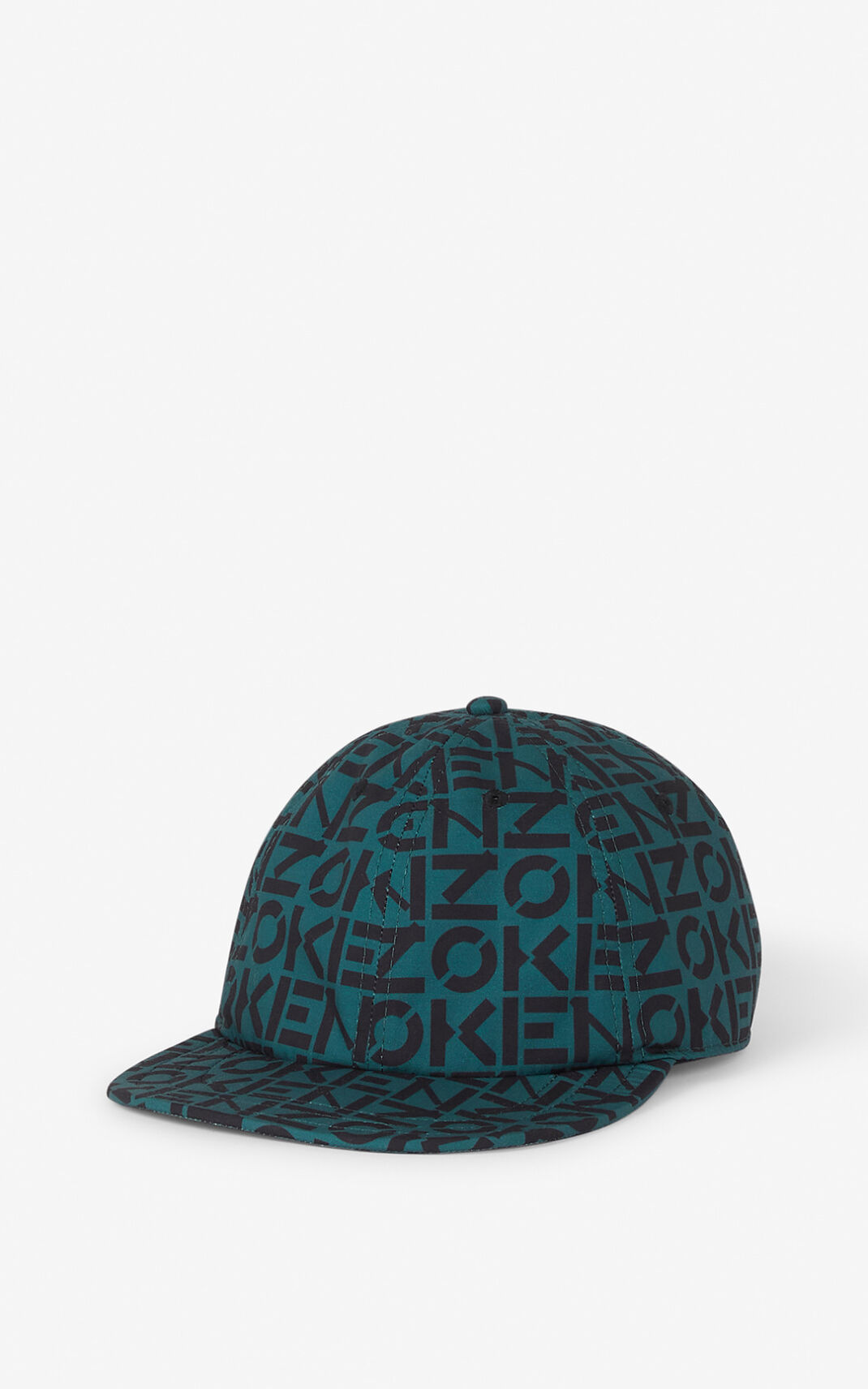 Kenzo Monogrammed baseball Gorras Hombre Verde Oscuro | 3461092-NM